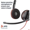 Ausinės Plantronics POLY BLACKWIRE C3225 USB-C