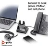 Poly Voyager bazė su mobiliuoju ir stacionariu telefonu