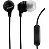 Į ausis įdedamos ausinės Sony MDR-EX15APB,  Juodos