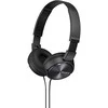 Sulankstomos kelioninės ausinės Sony MDR-ZX310, Juodos