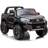 Lean Cars Elektromobilis vaikams Toyota Hilux, juodas lakuotas