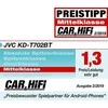 Nešiojamas stereo automobilis KENWOOD KD-T702BT (Bluetooth, CD + USB + AUX)