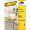 Avery Zweckform spalvotos etiketės 210 x 297 mm raudona (3470)