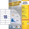 Avery Zweckform Universalios etiketės Avery Zweckform 3484, 105 x 37mm, 1600 etiketės (3484 K)