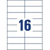 Avery Zweckform Universalios etiketės Avery Zweckform 3484, 105 x 37mm, 1600 etiketės (3484 K)