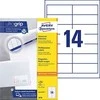 Avery Zweckform TIK.ZF 3678 97X37 MARGI. / 1400 / ETIKETĖ - 3678