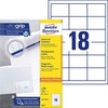 Avery Zweckform TIK.ZF 3671 64X45 MARG. / 1800 / - 3671