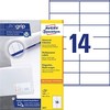 Avery Zweckform Universalios etiketės, baltos 105x41mm 100 lakštų (3477)