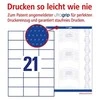 Etiketė - Avery Zweckform 3652 70x42.3mm A4 Balta