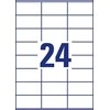 Lipnios etiketės Avery Zweckform, A4, 70x36mm, 24 etiketės lape, 100 lapų, baltos spalvos