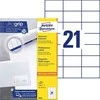 Etiketė - Avery Zweckform 3652 70x42.3mm A4 Balta