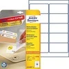 Avery Zweckform L4744REV-25 - Baltas - Rectangle - Removable - Baltas on transparent - DIN A4 - Universal