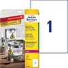 „Avery Zweckform“ ETIKETĖS ZF L4775-8 210X297 MM ATSPIRUS VANDENIUI, 8 LAPAI