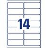 Avery Zweckform Adresų etiketės vokams 99,1 x 38,1 mm (J8163-25)