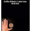 Avery Zweckform 60mm, A4, natūraliai rudos (L7106- 25) etiketės