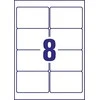 Avery Zweckform universalios nuimamos etiketės, 96 x 63,5 mm (L4745REV-25)