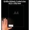 Avery ETYKIETY ZF L6011-8 3X63,5X29,6 MM SREBRNE, 8 ARKUSZY