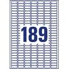 Avery Zweckform etiketės ženklinimui ir organizavimui 25,4 x 10 mm (L7658-25)