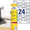 Avery Zweckform TIK.ZF 7950 60X40 24 / A4 CABLE ETIKETĖ - L7950- 20