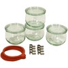 Jata WECK Round Rim Jar Tulip 0,5l Set of 4