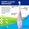 Brush-baby ŠEPETĖLIS BABY_Baby Sonic sonic dantų šepetėlis 0-3l Rožinė