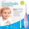 Brush-baby ŠEPETĖLIS BABY_Baby Sonic sonic dantų šepetėlis 0-3l Rožinė