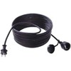 BACHMANN ilgintuvas 3G1.5mm2 juodas, 25m, apsauginis kontaktas H07RN-F guma/neoprenas