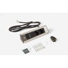 Bachmann BACHMANN CASIA 2 2xCEE7/3 1xUSB A/C 22W 2,0m AEH, nerūdijančio plieno išvaizda
