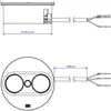 Spausdinimo serveris Bachmann BACHMANN TWIST 2 2xCEE7/3 2.0m AEH nerūdijančio plieno optika apvali