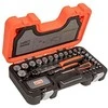Bahco Galvučių su antgaliais komplektas 1/4“ ir 1/2“ 4-27mm, ilgi ir trumpi antgaliai, 79 vnt
