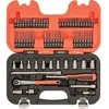 Bahco Galvučių su antgaliai komplektas 1/4“ 4-13mm, SLIM terkšlė, ilgi ir trumpi antgaliai, 65 vnt