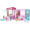 Mattel Barbie lėlių namas su priedais ir lėle GWY84