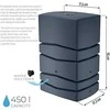 Prosperplast PROSPERPLAST lietaus vandens bakas AQUA TOWER 450L antracito spalvos