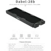 Barrow Dabel-28b Radiator 360mm – juodos spalvos
