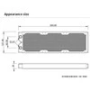 Barrow Dabel-28b Radiator 360mm – juodos spalvos