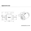 Barrow Ball Valve (10mm) G1/4 inch ball valve, juodas – juodas