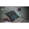 Carruzzo Inca INC-608GMS nešiojamojo kompiuterio stovas Juoda 43,2 cm (17″)