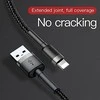 Baseus Cafule USB Lightning kabelis 2.4A 1m - Pilkas / Juodas