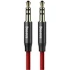 Baseus Yiven 3.5mm AUX kabelis 1m - Juodas / Sidabrinis
