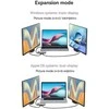 Hub 7in1 Baseus Metal Gleam Series USB-C iki 3x USB 3.0 + HDMI + USB-C PD + VGA + Ethernet RJ45