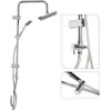 Bathroom Solutions Dušo kolonėlė su lietaus dušu, nerūdijančio plieno, aukštis 80 cm
