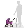 BAYER DESIGN LĖLIŲ VEŽIMĖLIS TRENDY, PURPLE