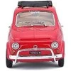 Bburago BBU 1:24 Fiat 500 L 1968 raudona 22099RD
