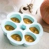 BEABA SILIKONINIS KŪDIKIO MAISTO KONTEINERIS MULTIPORTIONS, (6x90 ML), Mėlynas