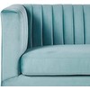 Beliani 3 vietų sofa ARVIKA aksominė mėlyna