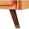 Beliani Išskleidžiama 3 vietų sofa SENJA, veliūrinė, oranžinė