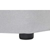 Beliani Trivietė kampinė sofa DOLVA, šviesiai pilka, kairinė