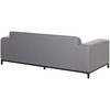 Beliani 2 vietų sodo sofa ROVIGO pilka