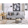 Beliani Ištiessama dvivietė sofa YORK šviesiai pilka
