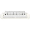 Beliani 4 vietų sofa TORPO šviesiai smėlio spalvos